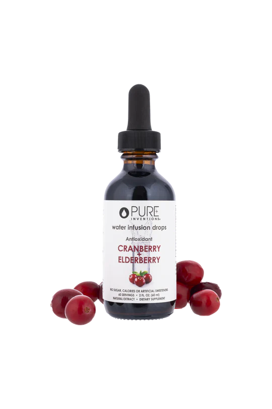 Cranberry + Elderberry Infusion Drops (2oz)